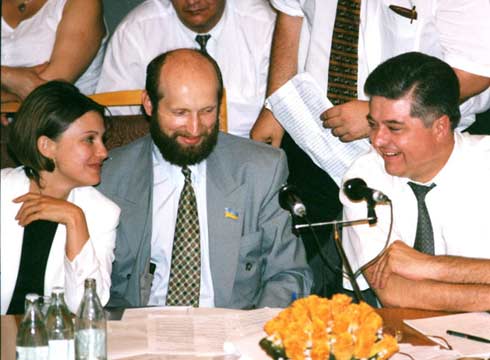 фото "Юлия Тимошенко, Александр Лазаренко, Александр Турчинов"