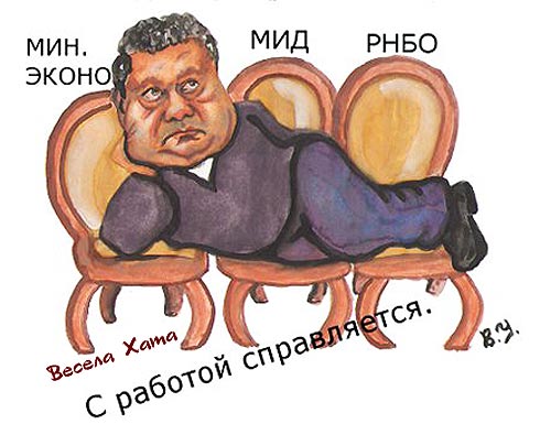 шарж - карикатура "Пётр Порошенко"