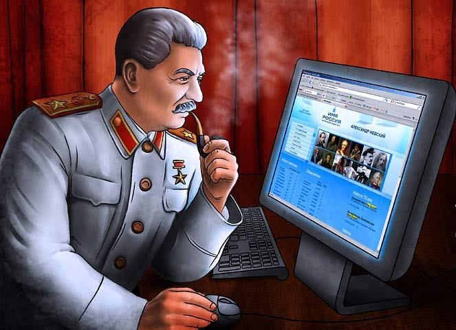 Шаржи и карикатуры на политиков. Иосиф Сталин