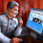 Шаржи и карикатуры на политиков. Иосиф Сталин