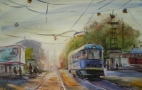 Трамвай на Молдаванке. Одесса