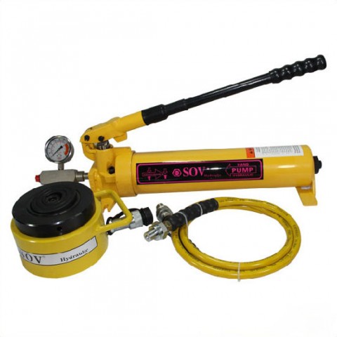 High-Quality-Single-Acting-Low-Height-Lock-Nut-Hydraulic-Cylinder